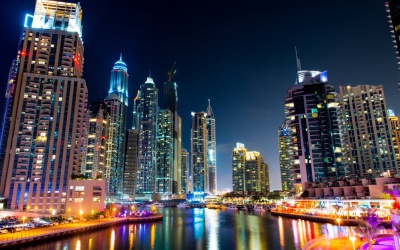 Нічний Дубаї