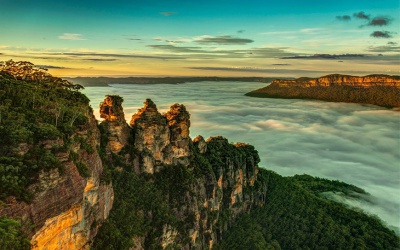 Голубые горы и сталактитовые пещеры Дженолан (Сидней)
