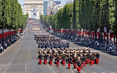 Bastille Day in Frankreich