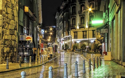 Экскурсия по вечернему Стамбулу (Турция)